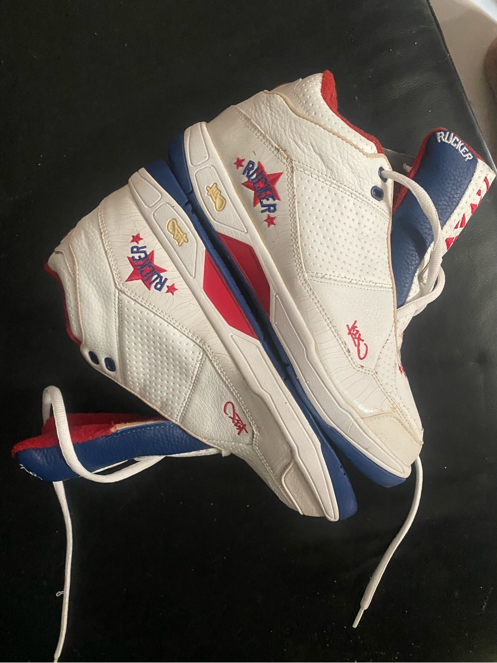 Throwback Rucker Park Chiefglider Basketball Sneakers Sz 9.5